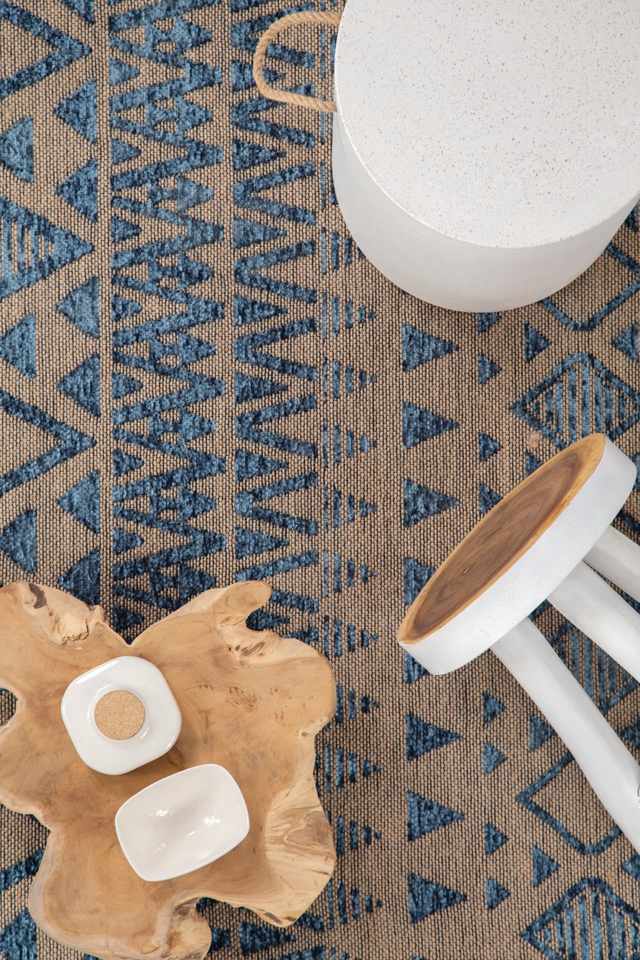 Βαμβακερό Χαλί Gloria Cotton 10 Blue - Royal Carpet