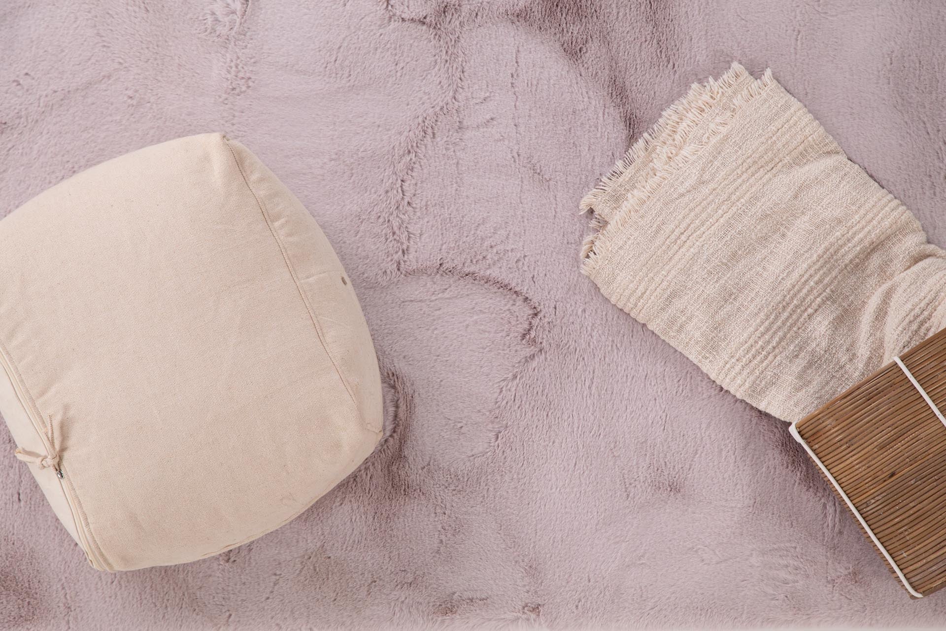 Γούνινο Χαλί Bunny Dark Beige - Royal Carpet
