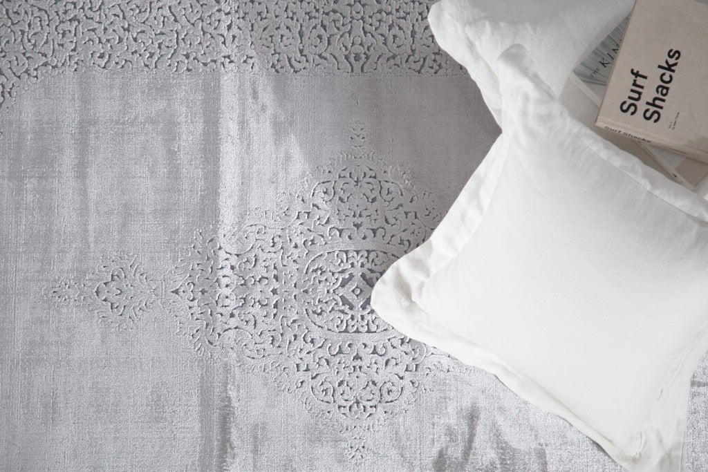 Καλοκαιρινό Χαλί Lotus Summer 2929 Black Grey - Royal Carpet