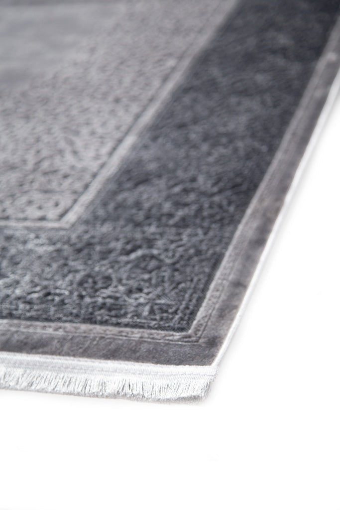 Καλοκαιρινό Χαλί Lotus Summer 2929 Black Grey - Royal Carpet