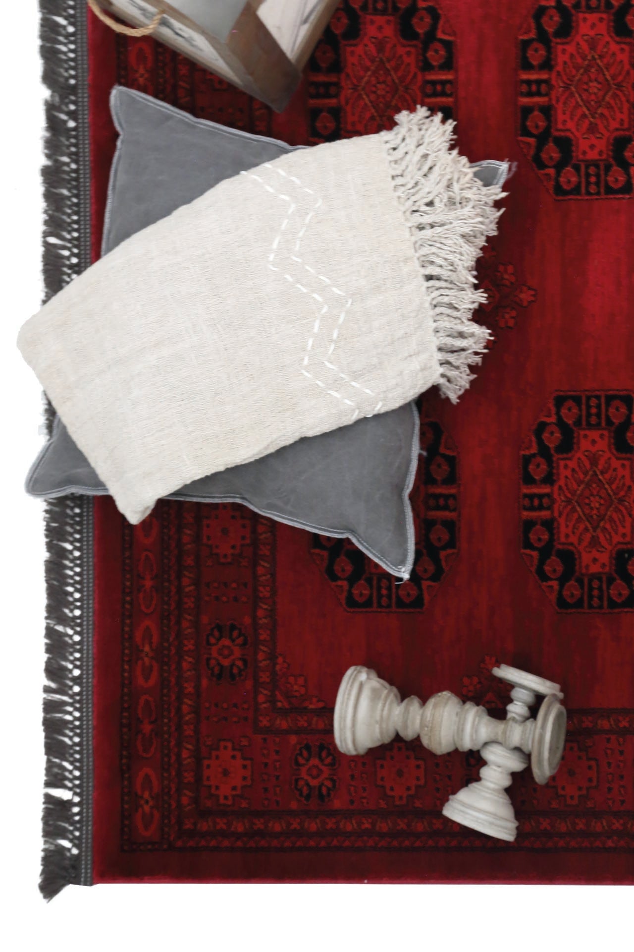 Κλασικό Χαλί Afgan 6871H D.Red - Royal Carpet