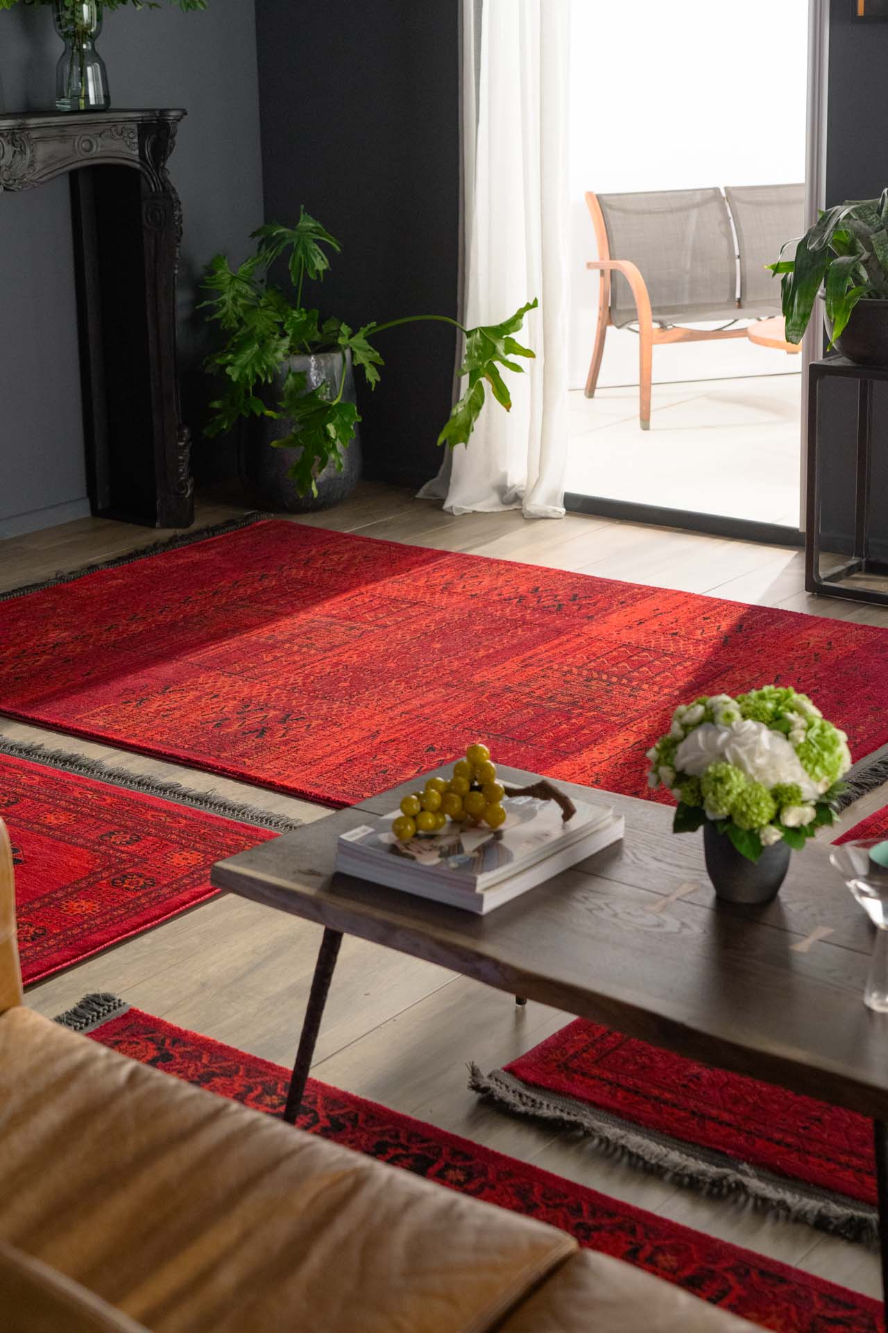Κλασικό Χαλί Afgan 7504H D.Red - Royal Carpet