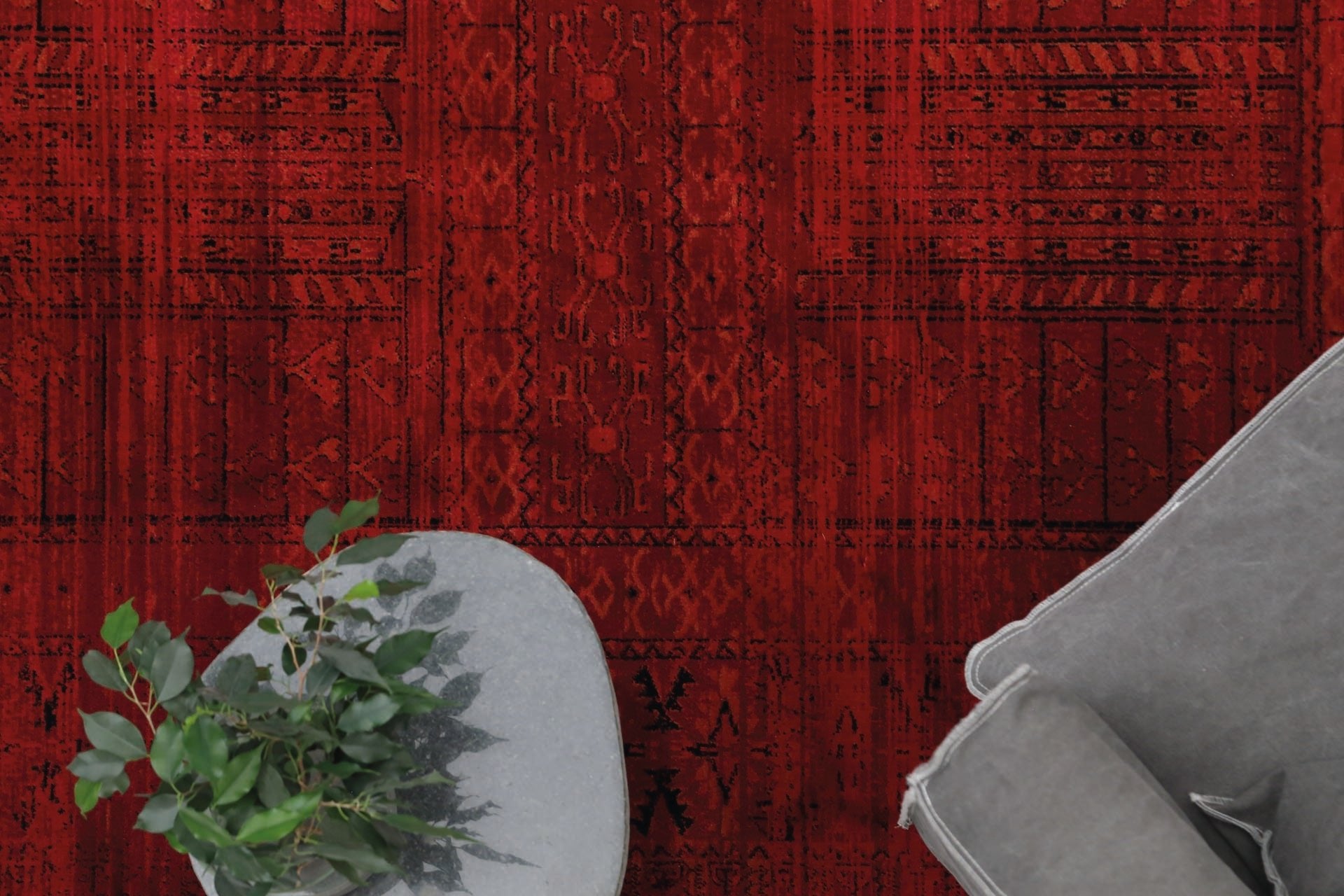Κλασικό Χαλί Afgan 7504H D.Red - Royal Carpet