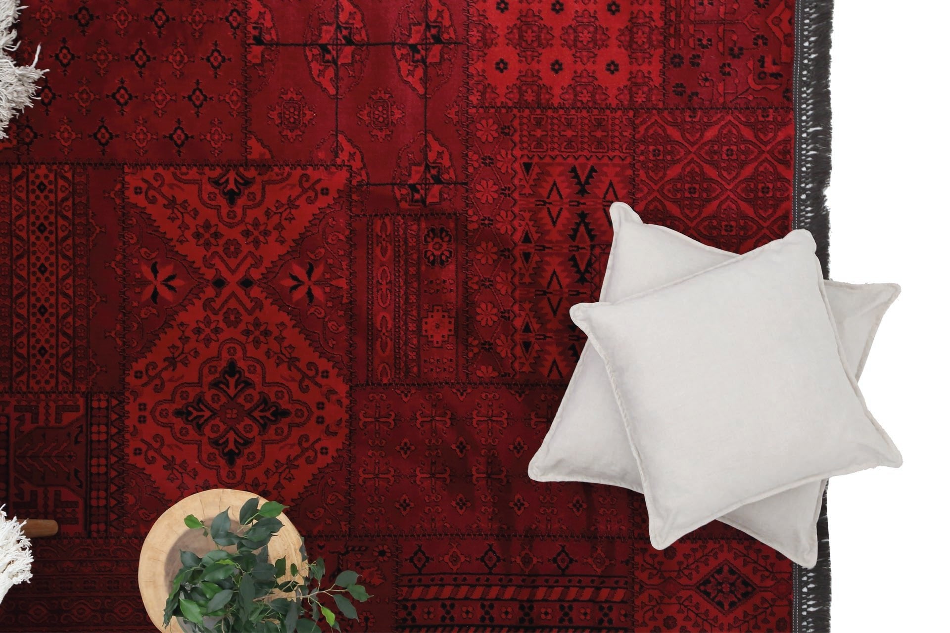 Κλασικό Χαλί Afgan 7675A D.Red - Royal Carpet