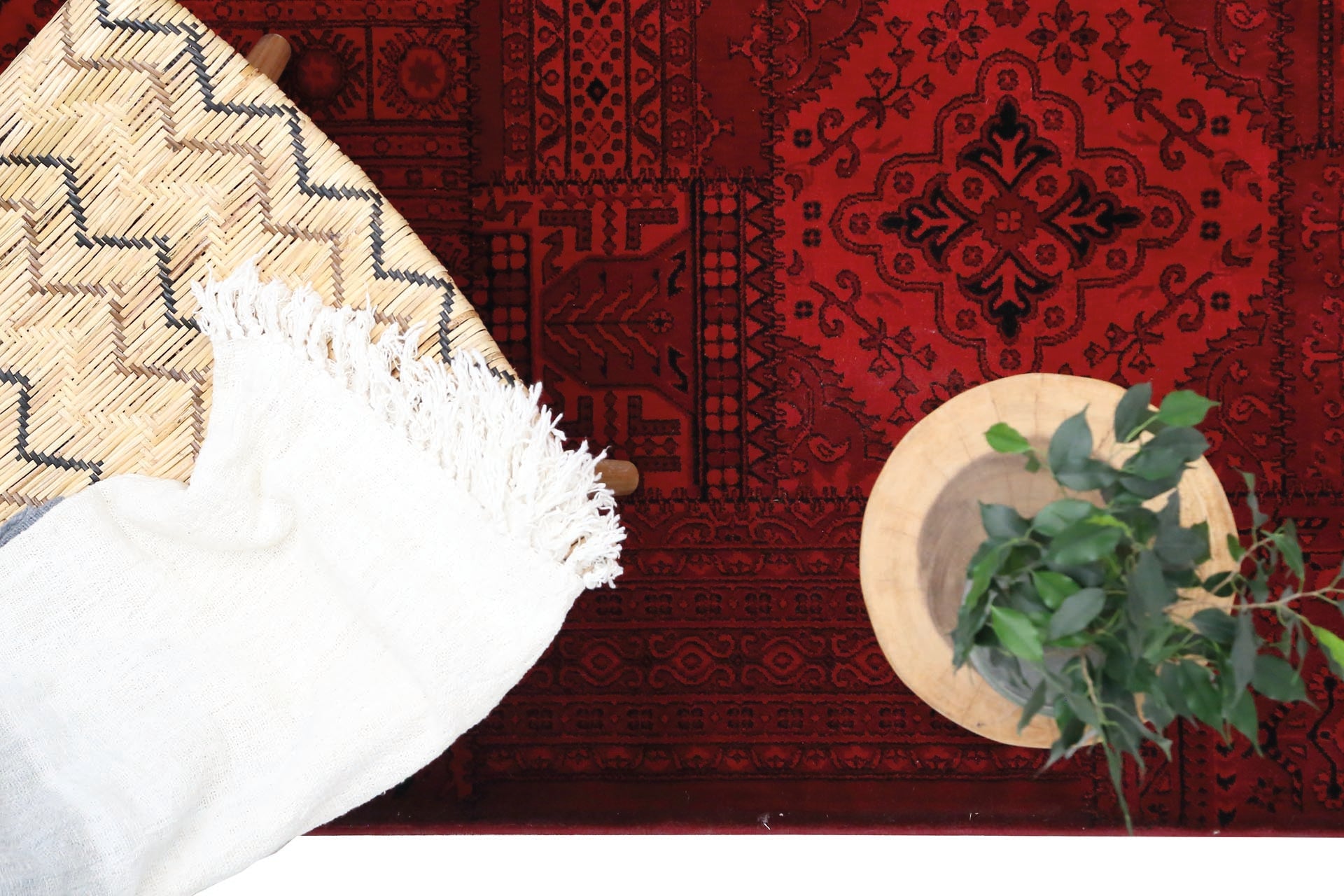 Κλασικό Χαλί Afgan 7675A D.Red - Royal Carpet