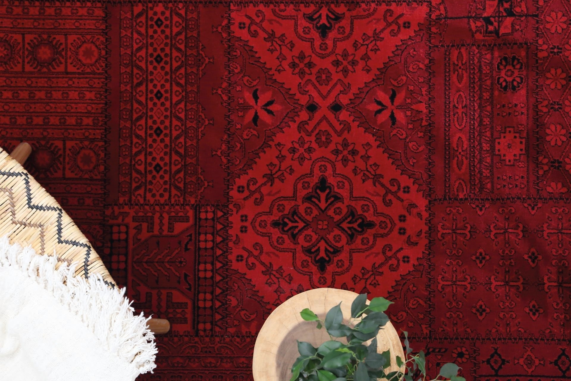 Κλασικό Χαλί Afgan 7675A D.Red - Royal Carpet