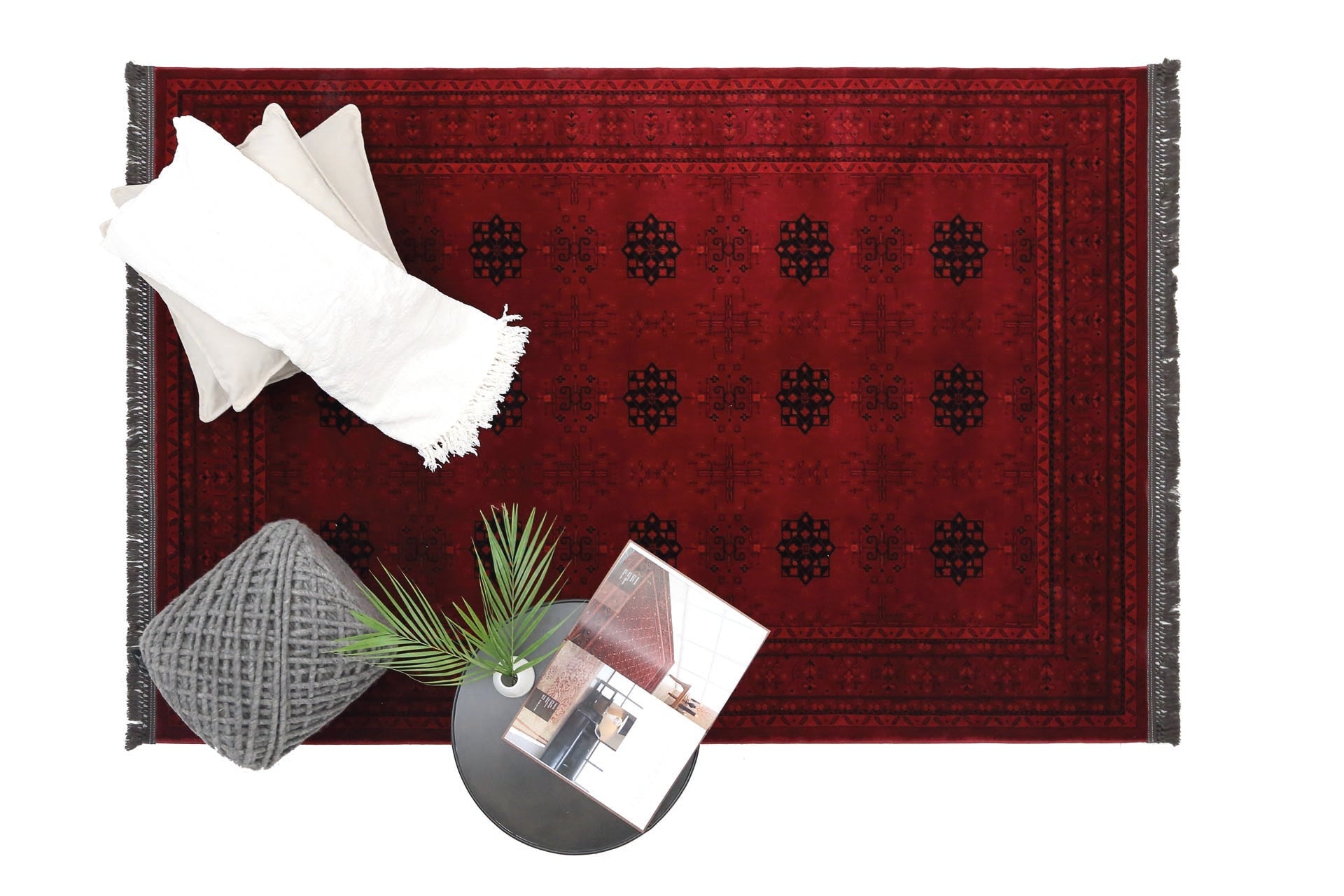 Κλασικό Χαλί Afgan 8127A D.Red - Royal Carpet