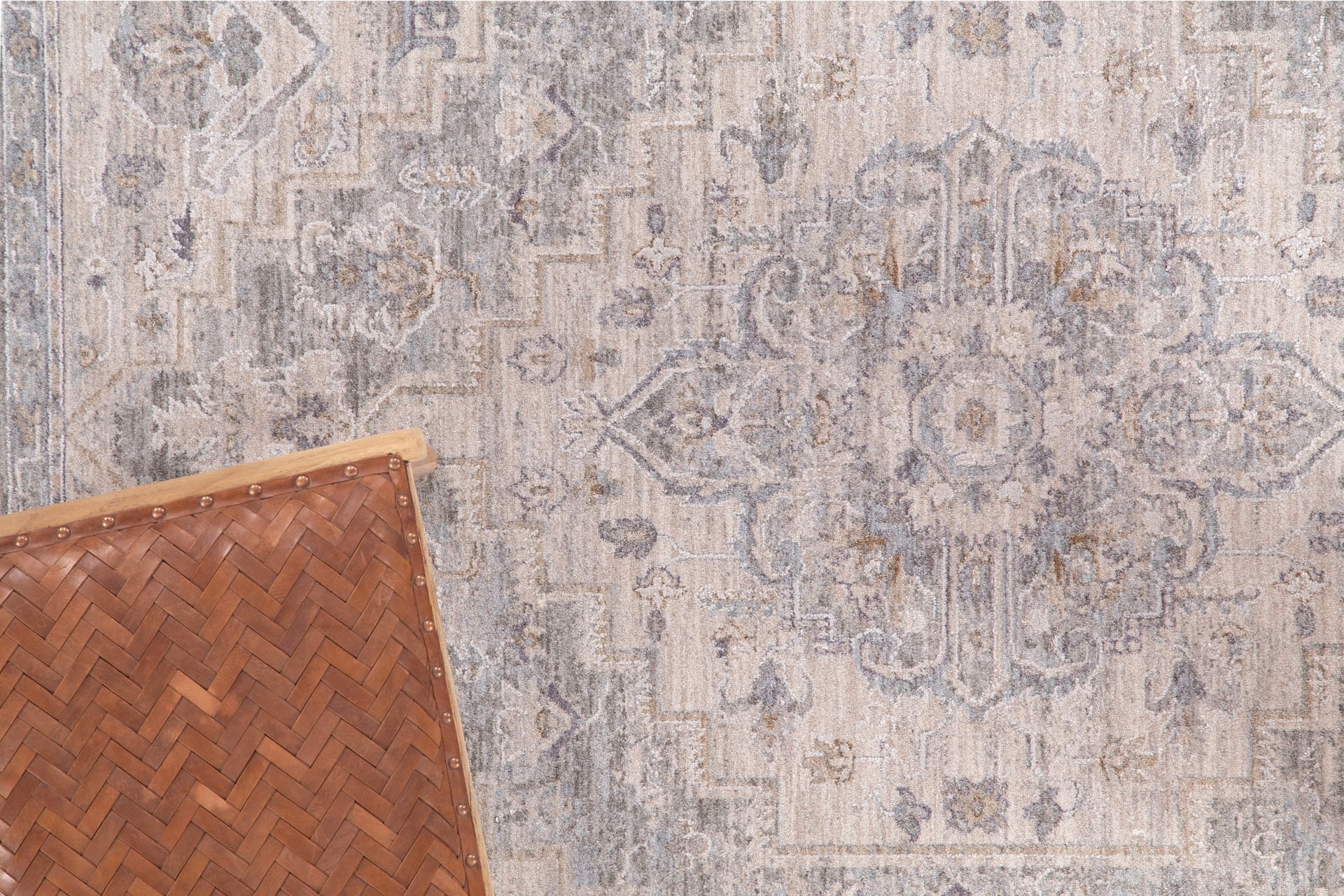 Κλασικό Χαλί Tabriz 647 L. Grey - Royal Carpet