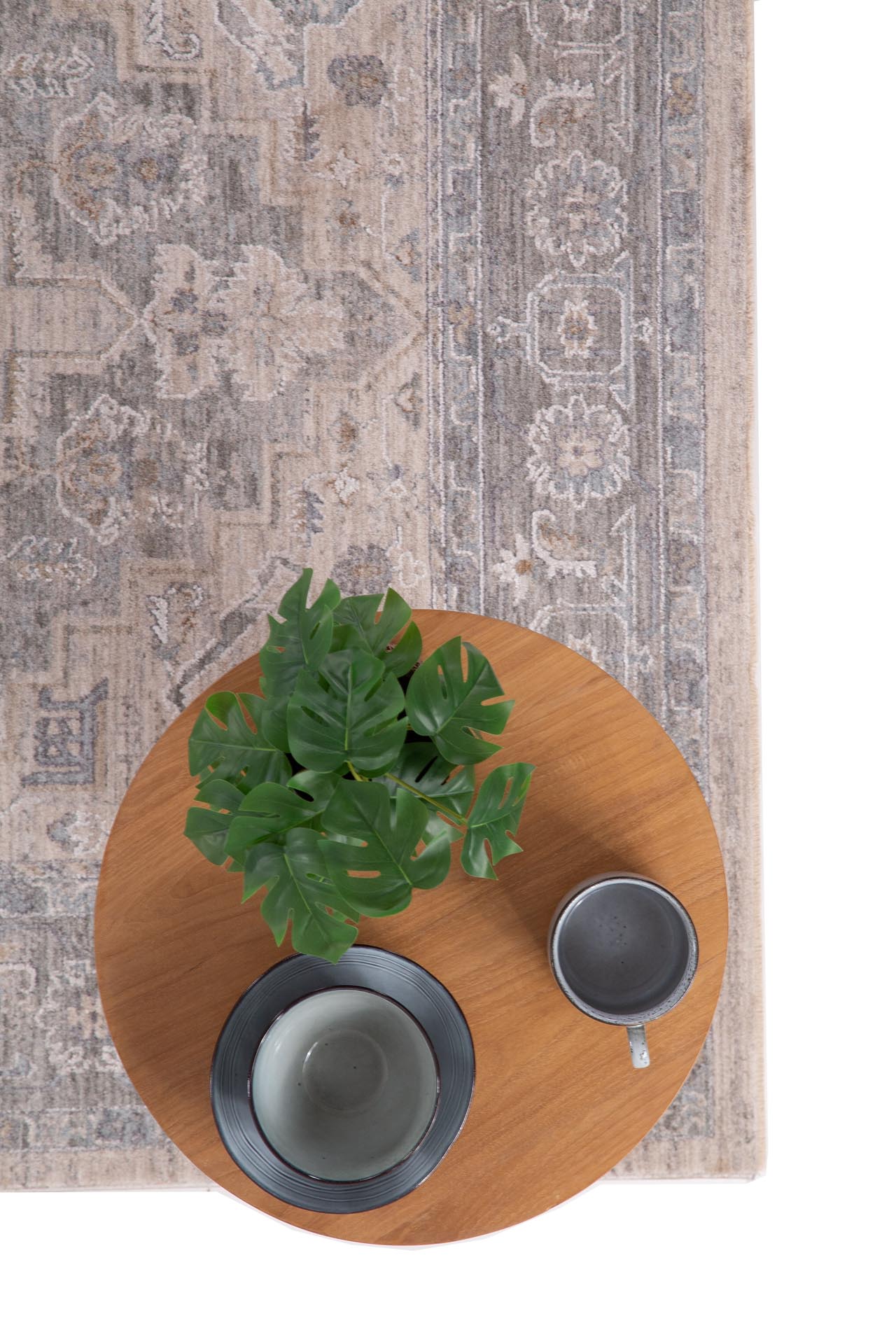 Κλασικό Χαλί Tabriz 647 L. Grey - Royal Carpet
