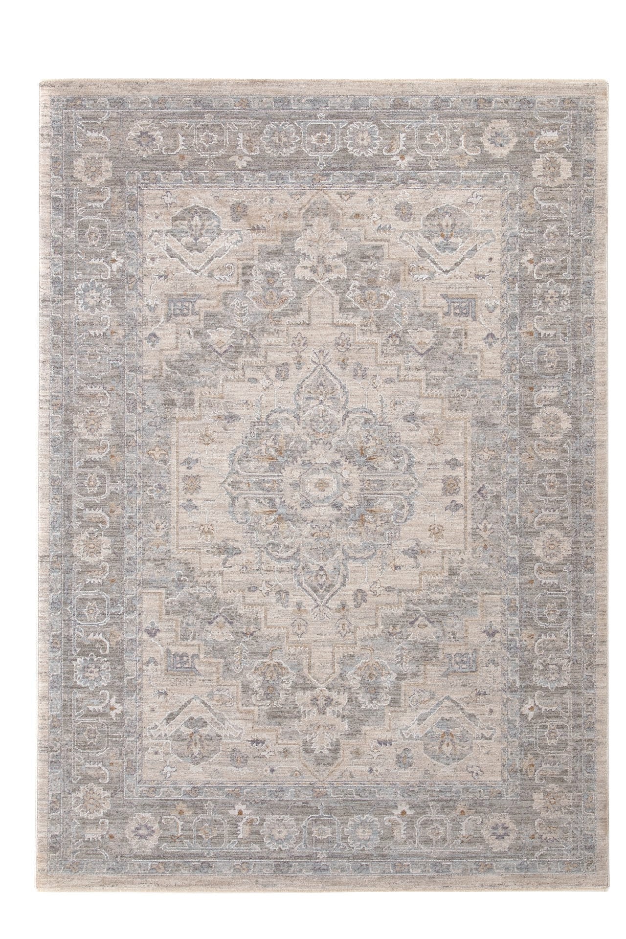 Κλασικό Χαλί Tabriz 647 L. Grey - Royal Carpet