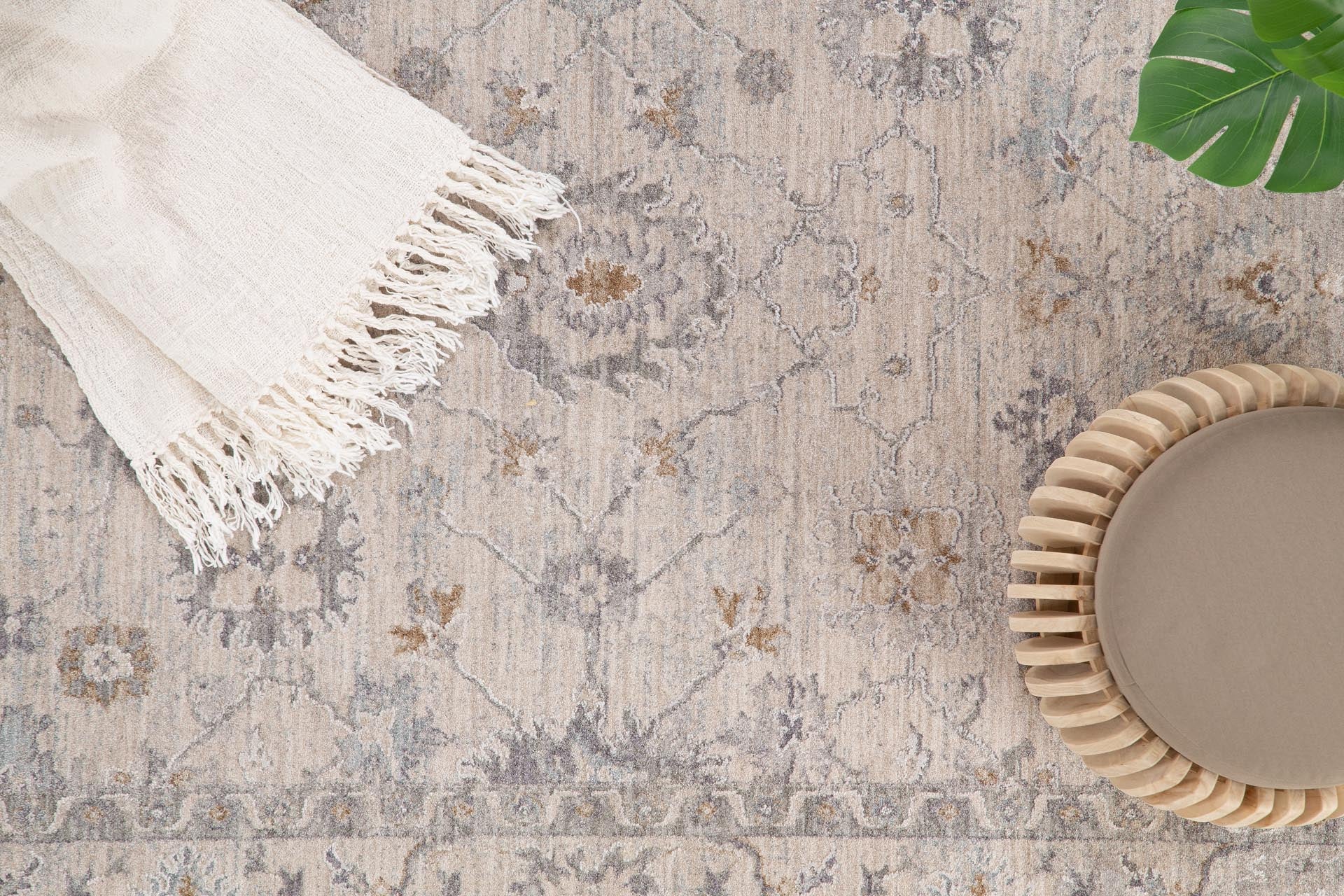 Κλασικό Χαλί Tabriz 662 L. Grey - Royal Carpet