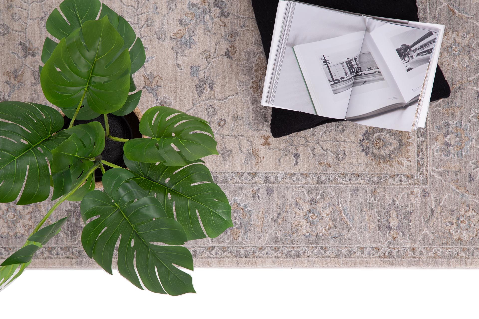 Κλασικό Χαλί Tabriz 675 L. Grey - Royal Carpet