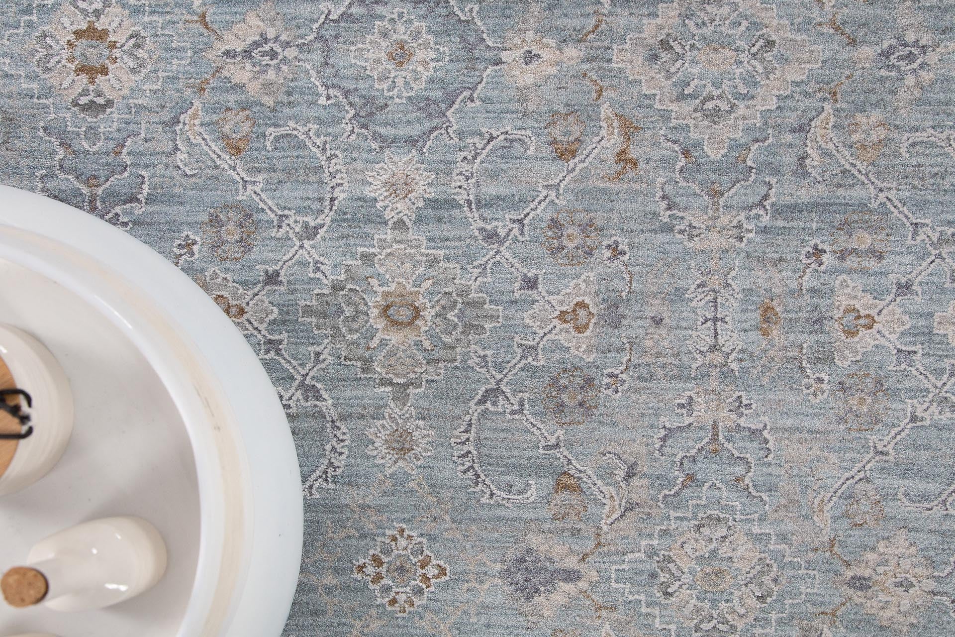 Κλασικό Χαλί Tabriz 839 Blue - Royal Carpet