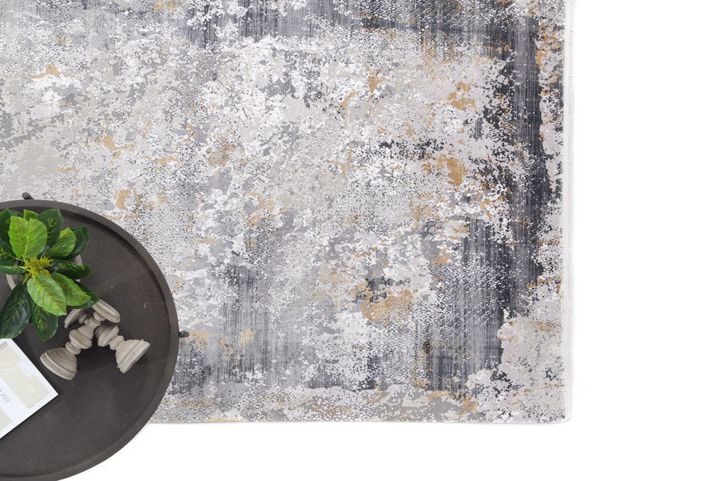 Μοντέρνο Χαλί Bamboo Silk 5984A Grey Anthracite - Royal Carpet