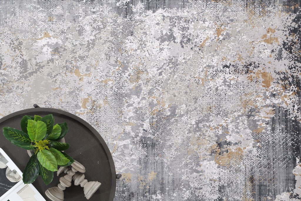 Μοντέρνο Χαλί Bamboo Silk 5984A Grey Anthracite - Royal Carpet