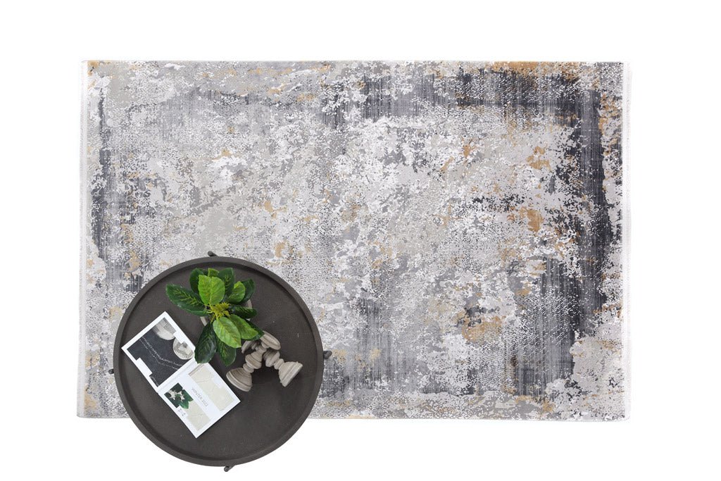 Μοντέρνο Χαλί Bamboo Silk 5984A Grey Anthracite - Royal Carpet
