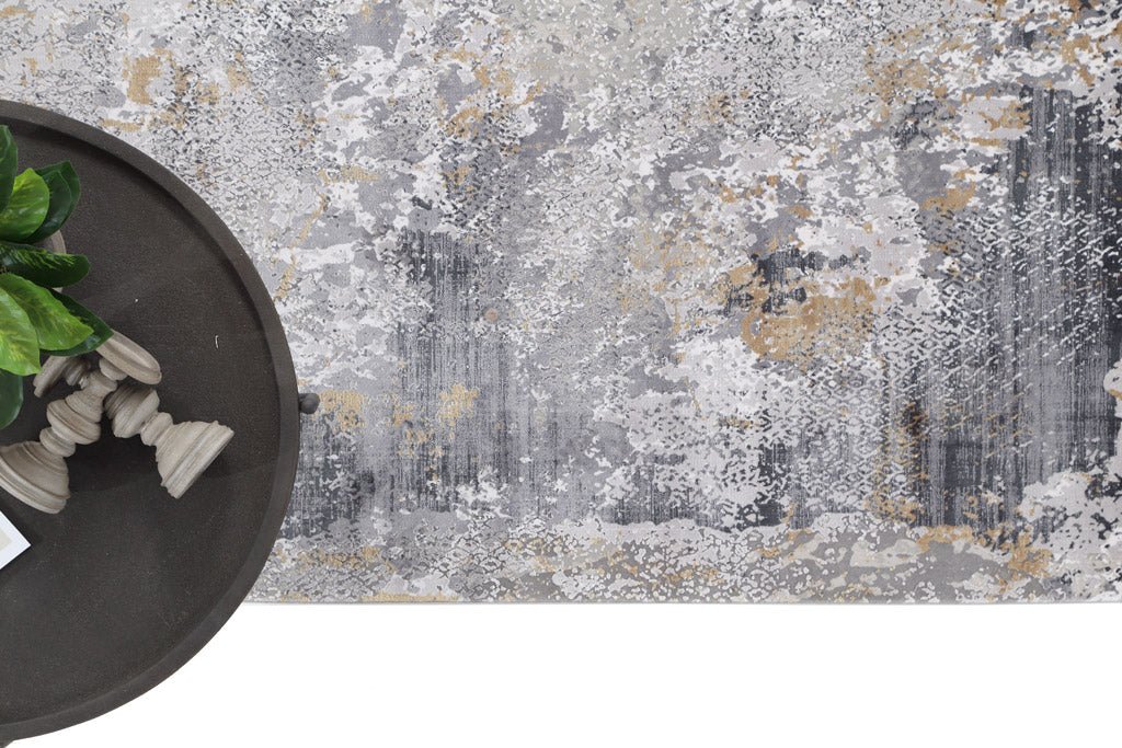 Μοντέρνο Χαλί Bamboo Silk 5984A Grey Anthracite - Royal Carpet