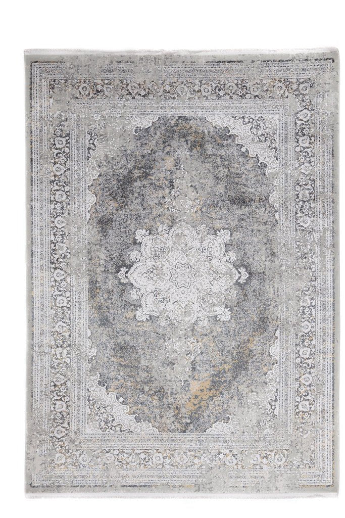 Μοντέρνο Χαλί Bamboo Silk 5989A L. Grey Anthracite - Royal Carpet