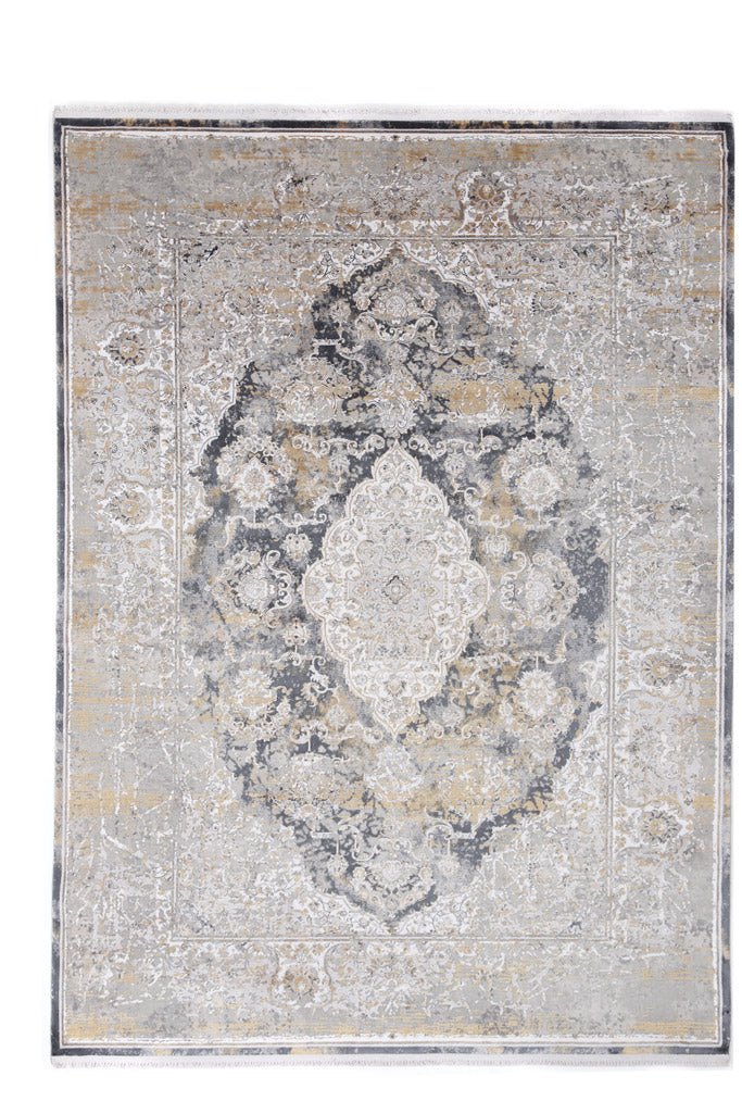 Μοντέρνο Χαλί Bamboo Silk 5991A Grey Anthracite - Royal Carpet