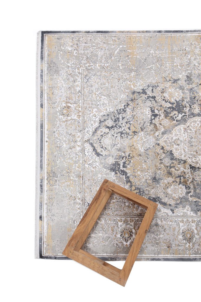 Μοντέρνο Χαλί Bamboo Silk 5991A Grey Anthracite - Royal Carpet