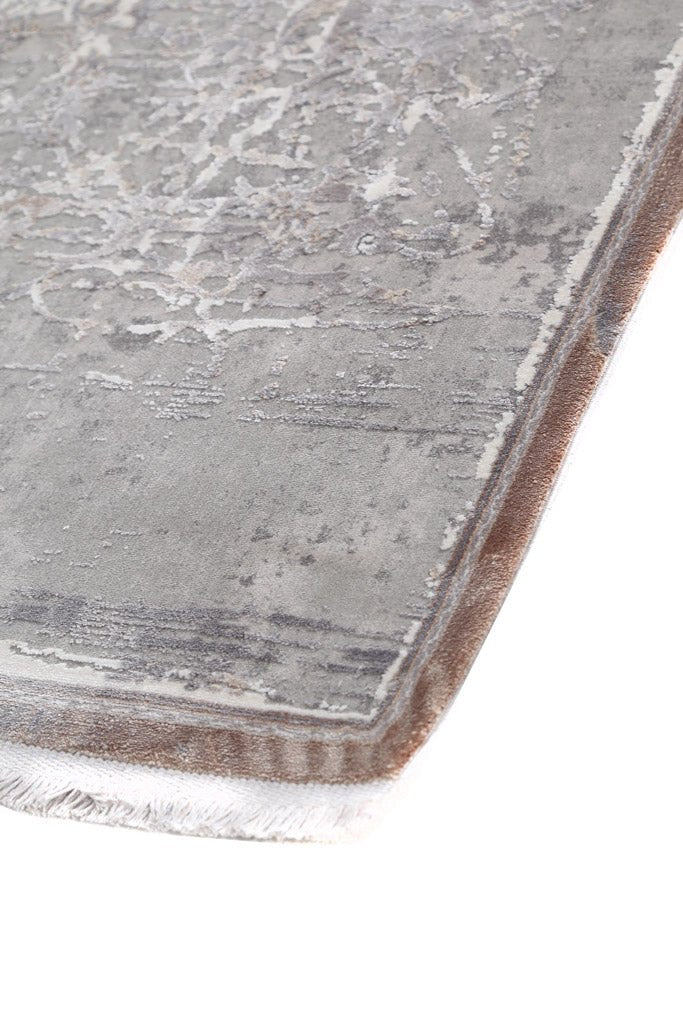 Μοντέρνο Χαλί Bamboo Silk 5991A L. Grey D. Beige - Royal Carpet