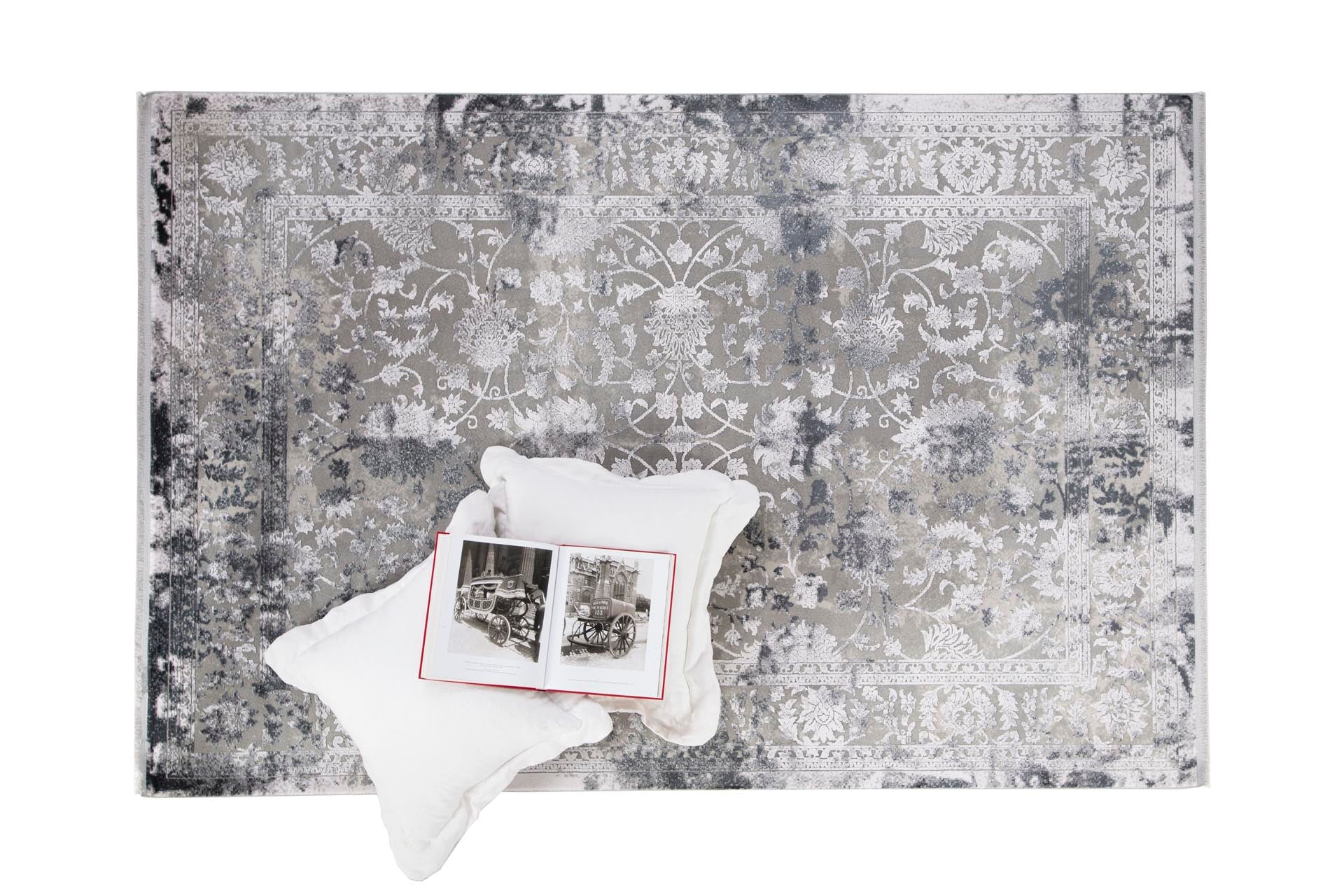 Μοντέρνο Χαλί Bamboo Silk 6789A D. Grey D. Anthracite - Royal Carpet