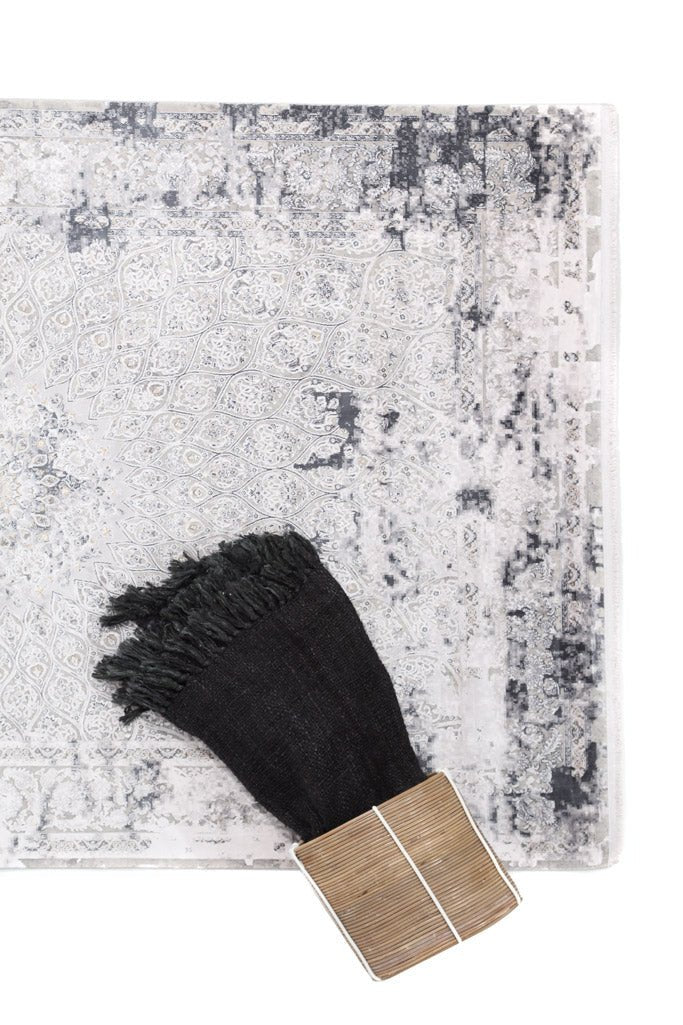 Μοντέρνο Χαλί Bamboo Silk 6794B L. Grey Anthracite - Royal Carpet