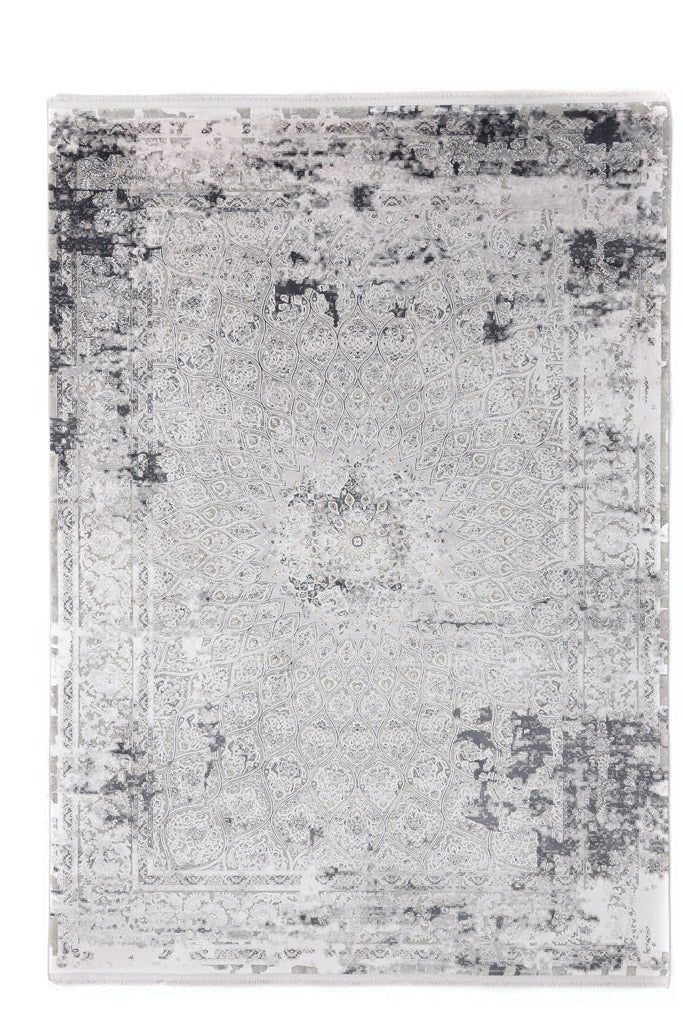 Μοντέρνο Χαλί Bamboo Silk 6794B L. Grey Anthracite - Royal Carpet