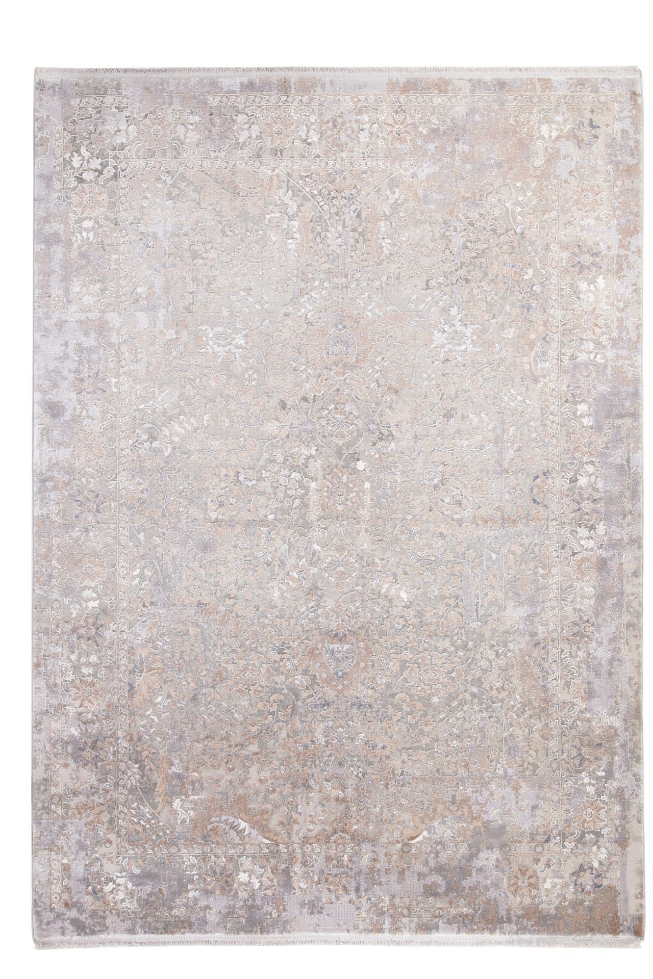 Μοντέρνο Χαλί Bamboo Silk 8083A Cream L. Beige - Royal Carpet