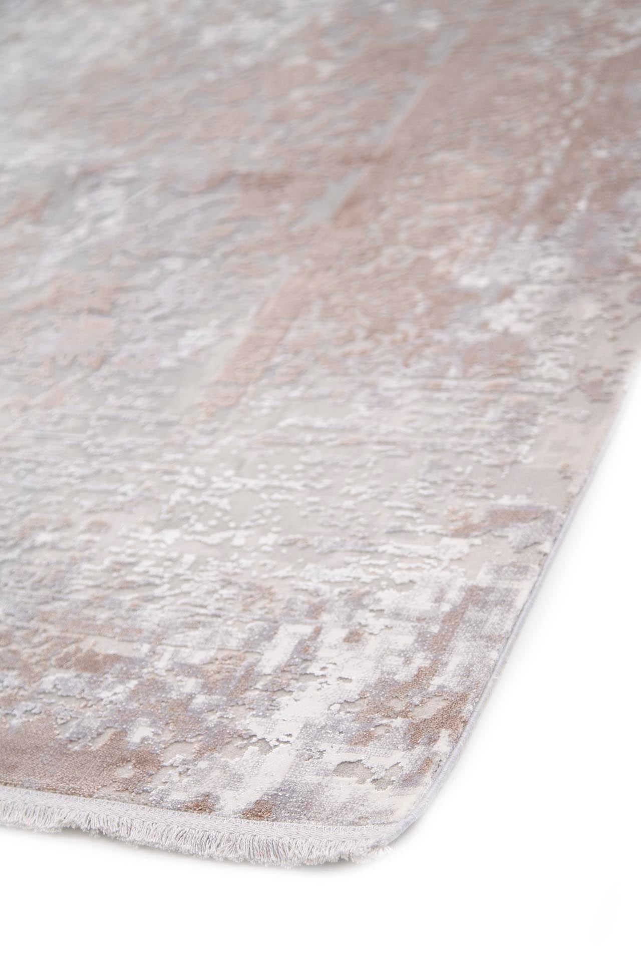 Μοντέρνο Χαλί Bamboo Silk 8097A L. Grey D. Beige - Royal Carpet