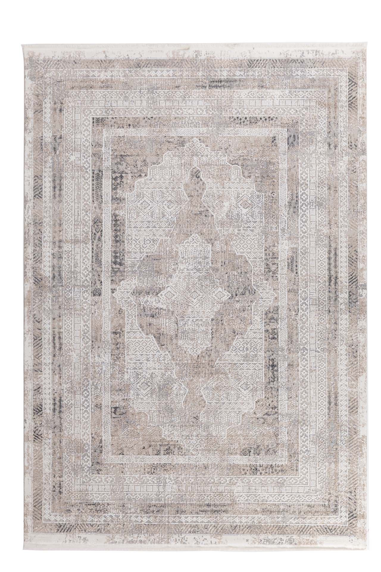 Μοντέρνο Χαλί Infinity 5915B Grey White - Royal Carpet