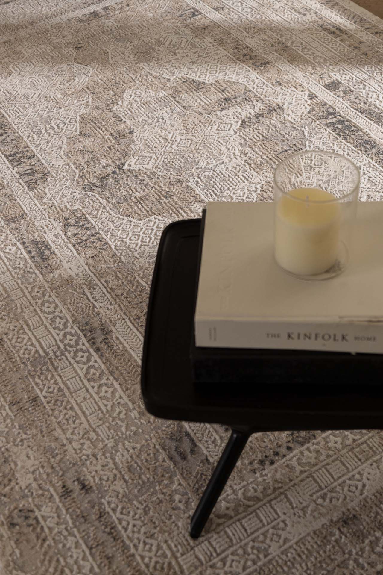 Μοντέρνο Χαλί Infinity 5915B Grey White - Royal Carpet