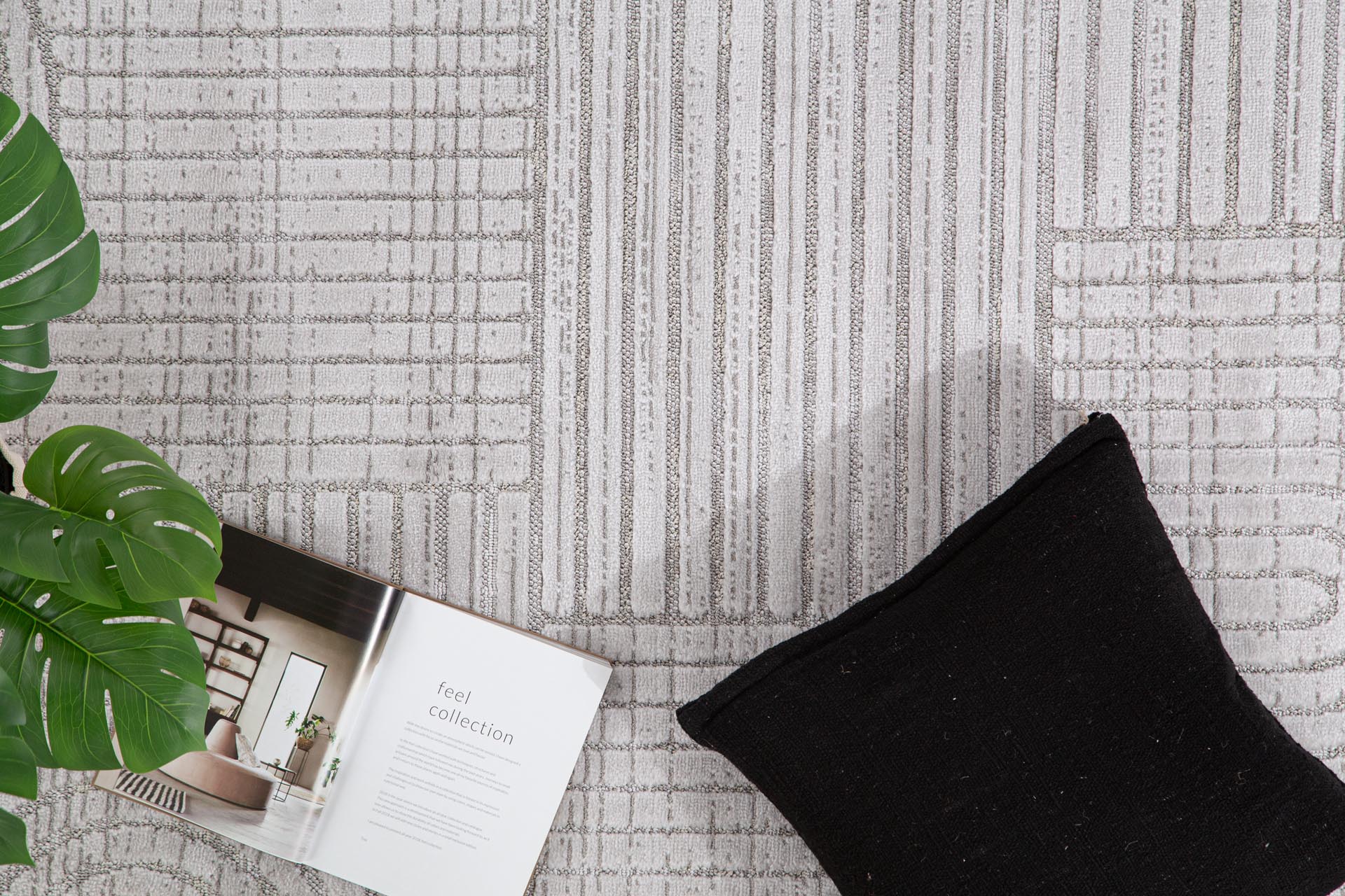 Μοντέρνο Χαλί Luna 31093A Grey - Royal Carpet