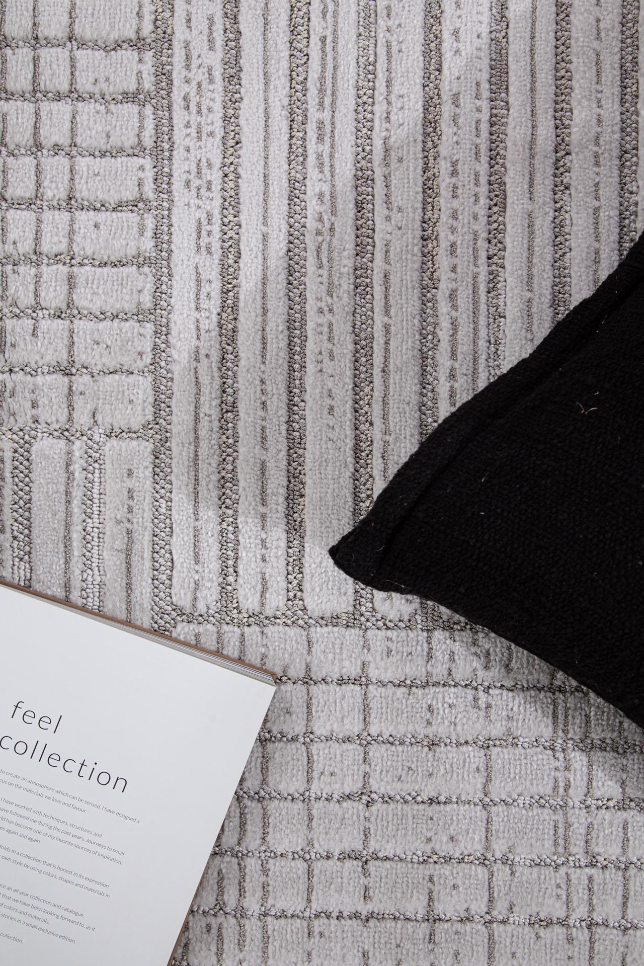 Μοντέρνο Χαλί Luna 31093A Grey - Royal Carpet