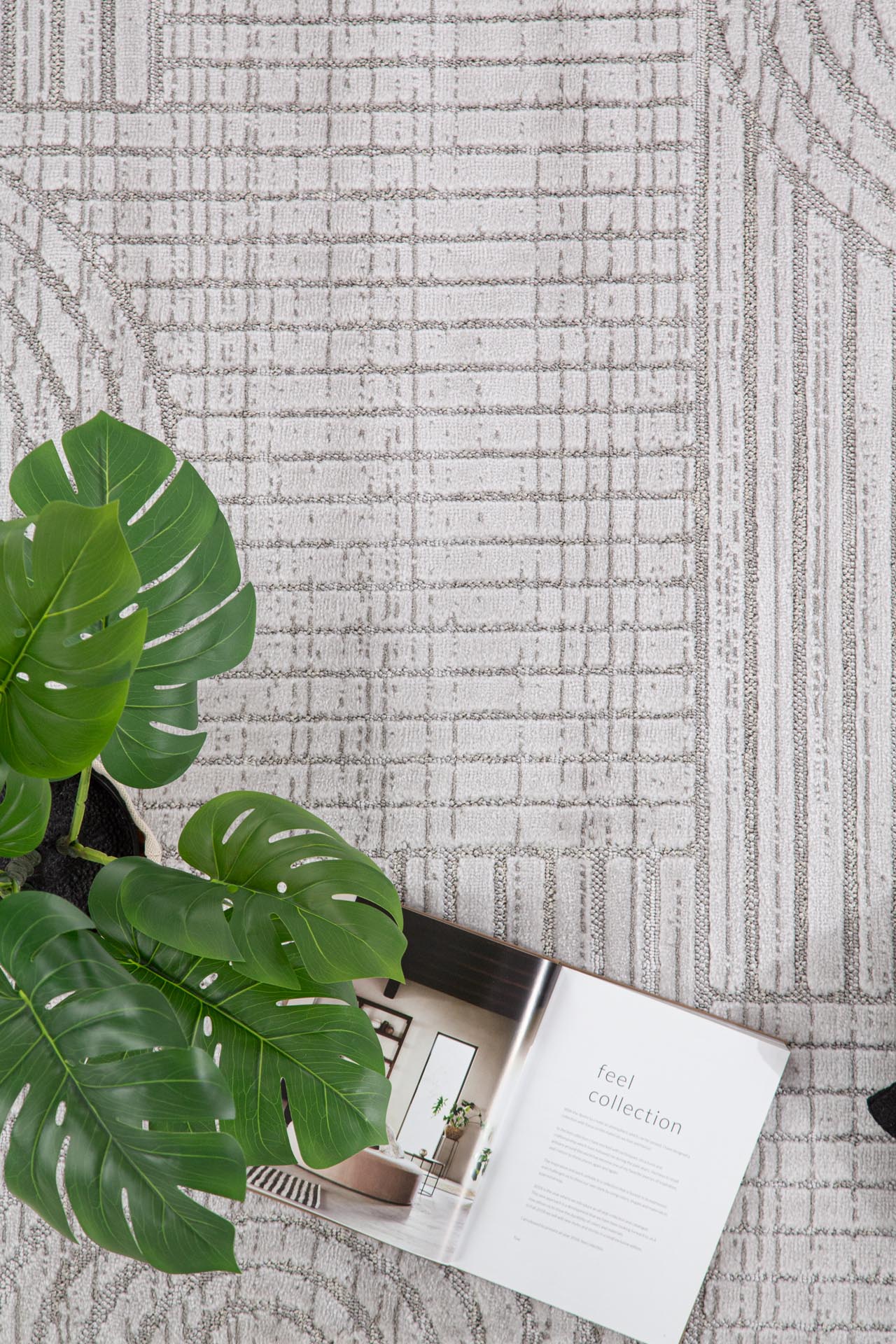 Μοντέρνο Χαλί Luna 31093A Grey - Royal Carpet