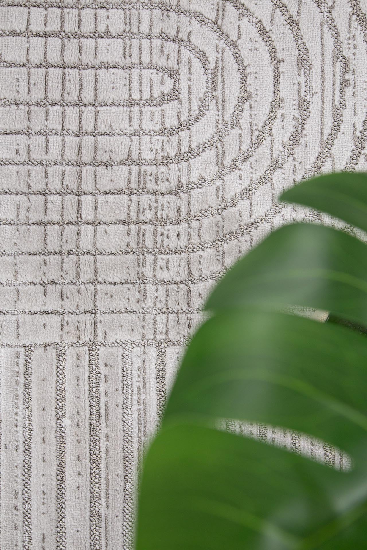 Μοντέρνο Χαλί Luna 31093A Grey - Royal Carpet