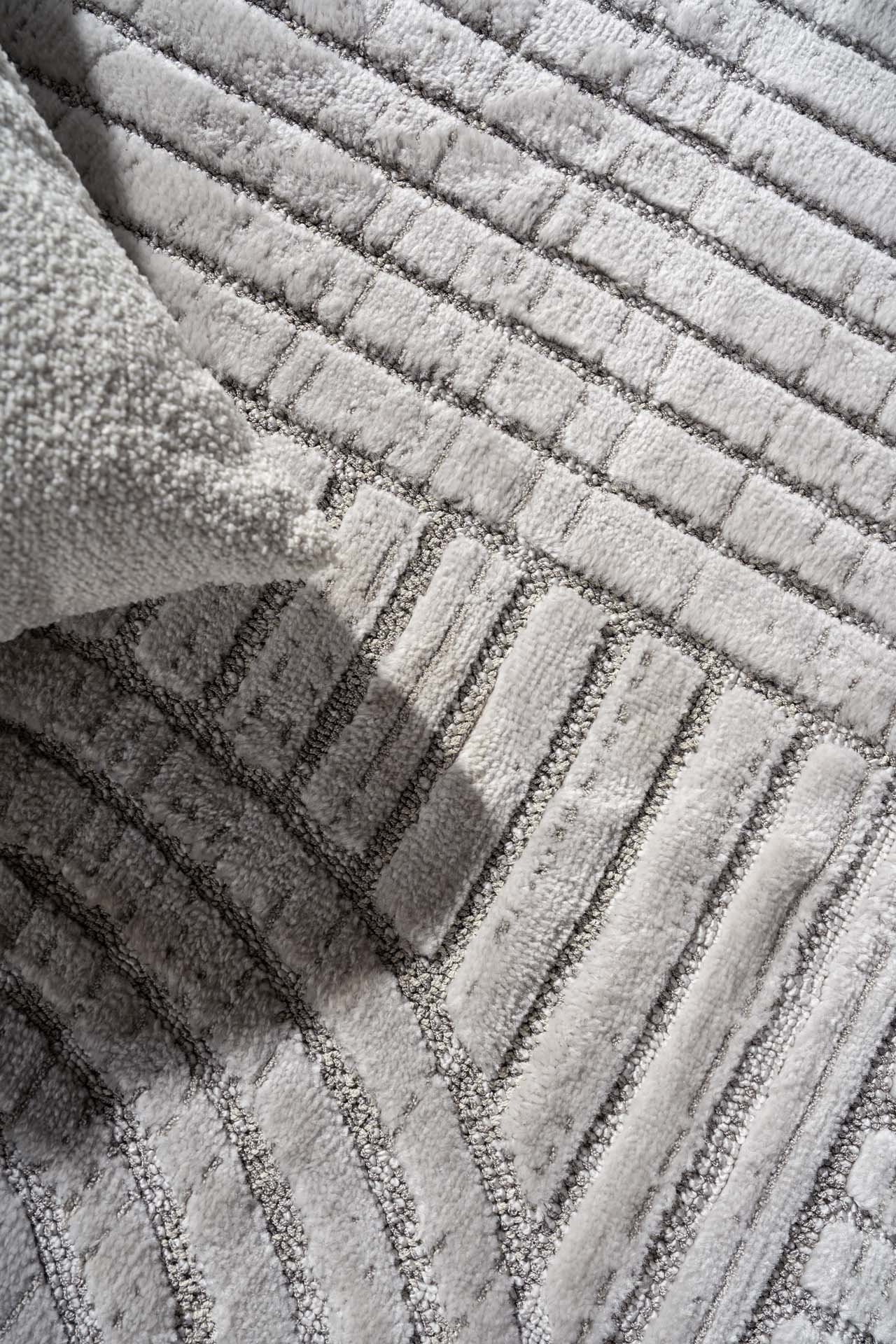 Μοντέρνο Χαλί Luna 31093A Grey - Royal Carpet