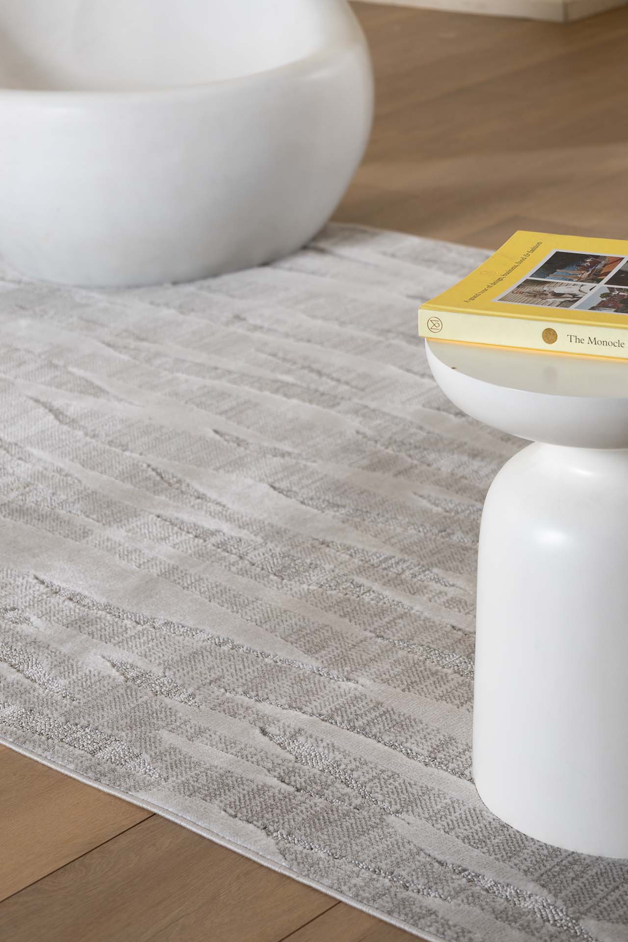 Μοντέρνο Χαλί Luna 31452A Grey - Royal Carpet
