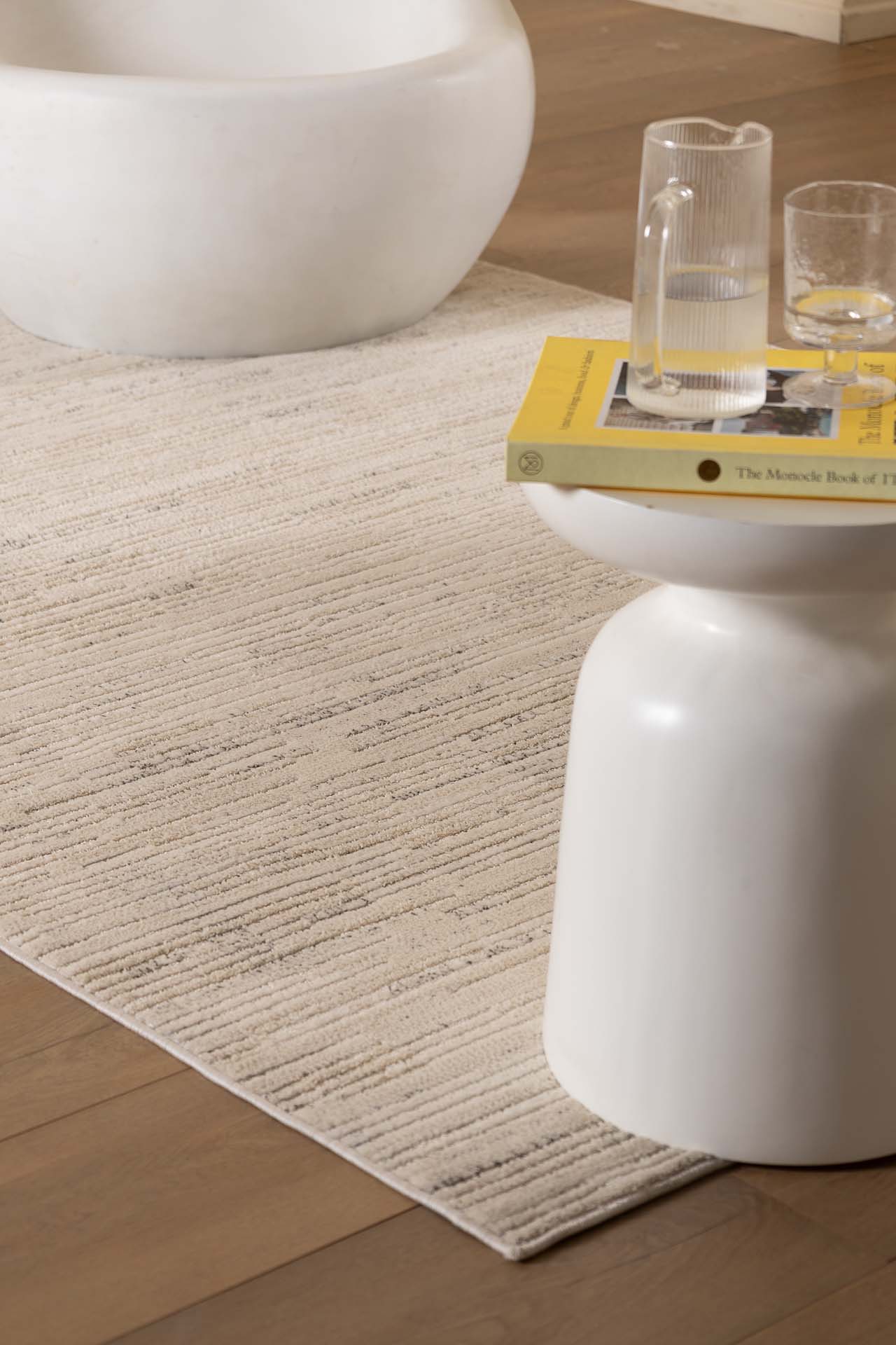 Μοντέρνο Χαλί Luna 32104A Beige - Royal Carpet