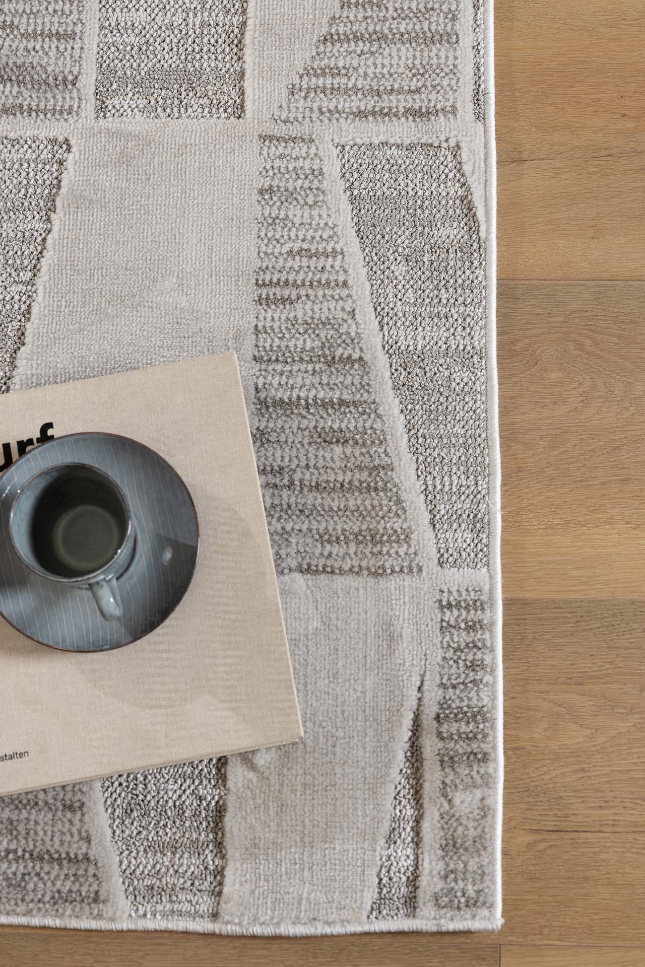 Μοντέρνο Χαλί Luna 32735A Grey - Royal Carpet