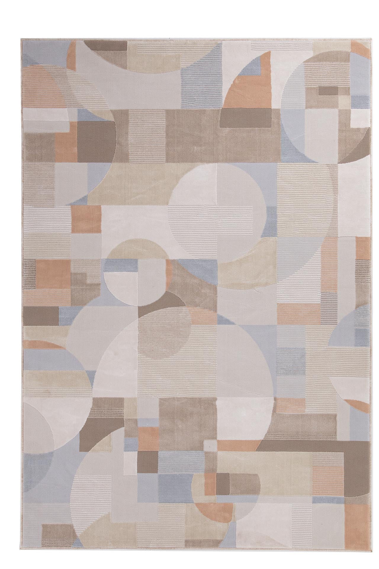 Μοντέρνο Χαλί Mona 409 Brown Pudra - Royal Carpet