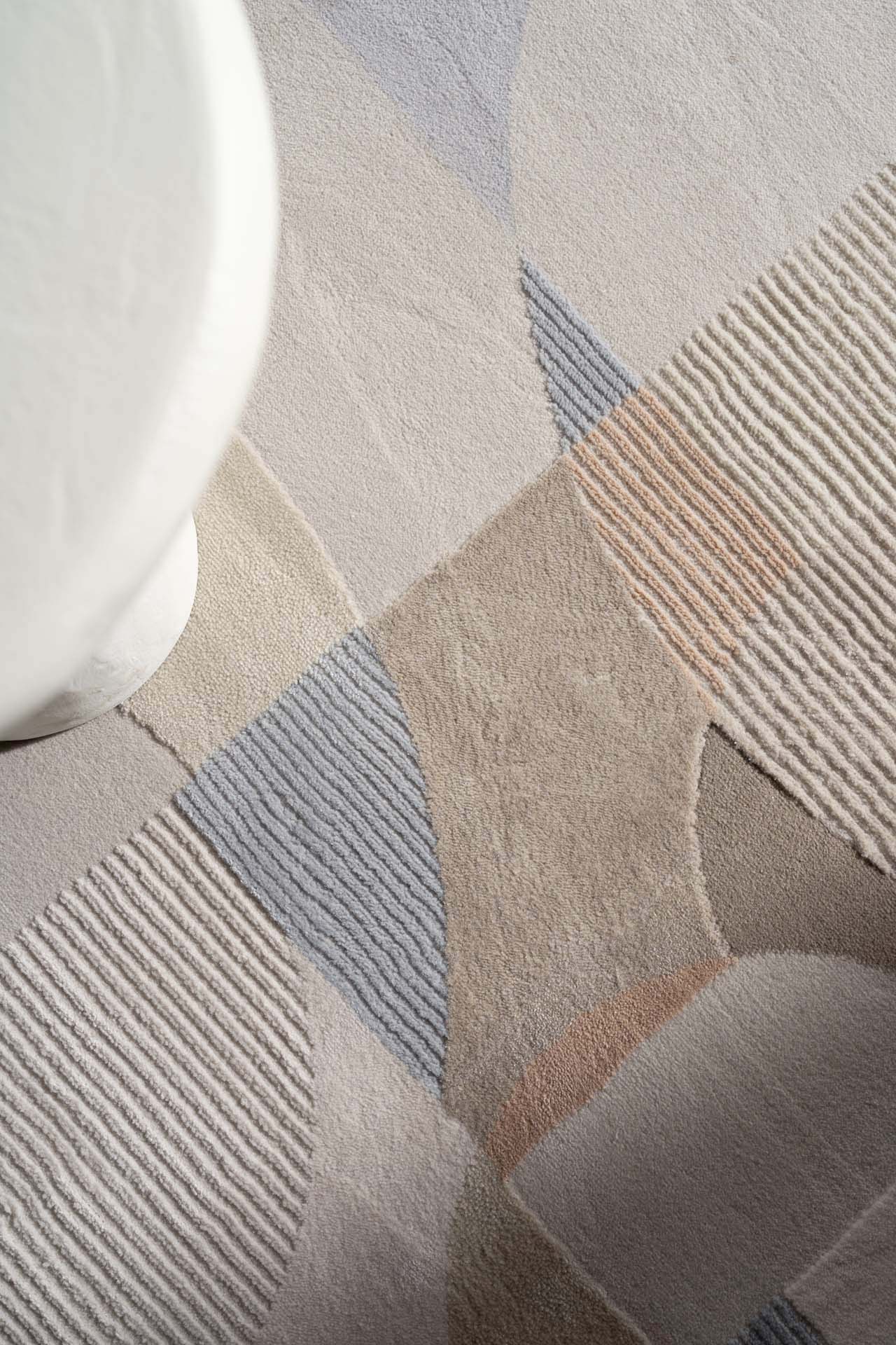 Μοντέρνο Χαλί Mona 409 Brown Pudra - Royal Carpet