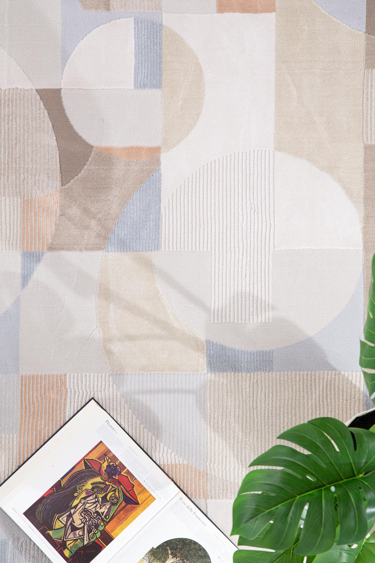 Μοντέρνο Χαλί Mona 409 Brown Pudra - Royal Carpet