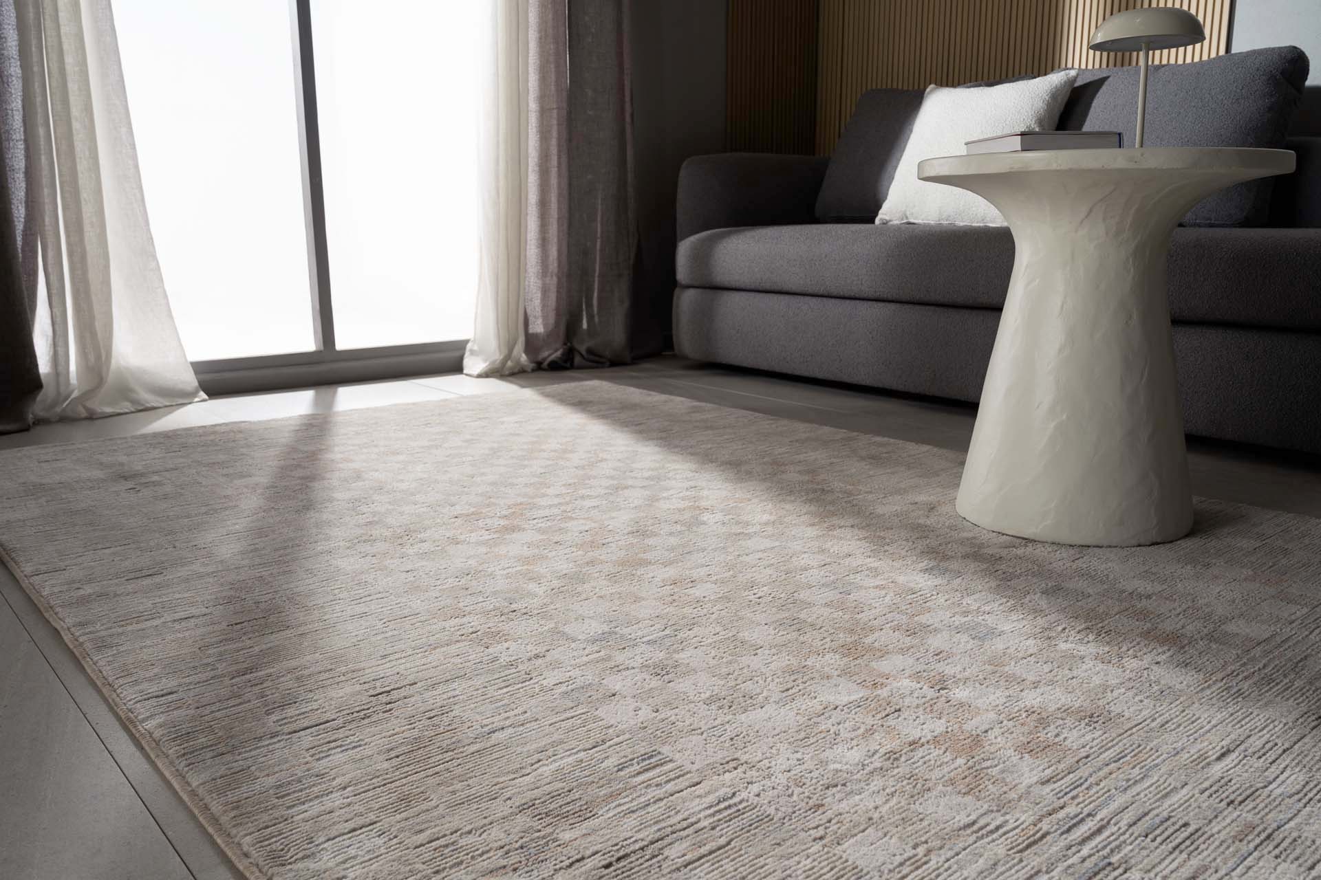 Μοντέρνο Χαλί Mona 421 Beige Blue - Royal Carpet