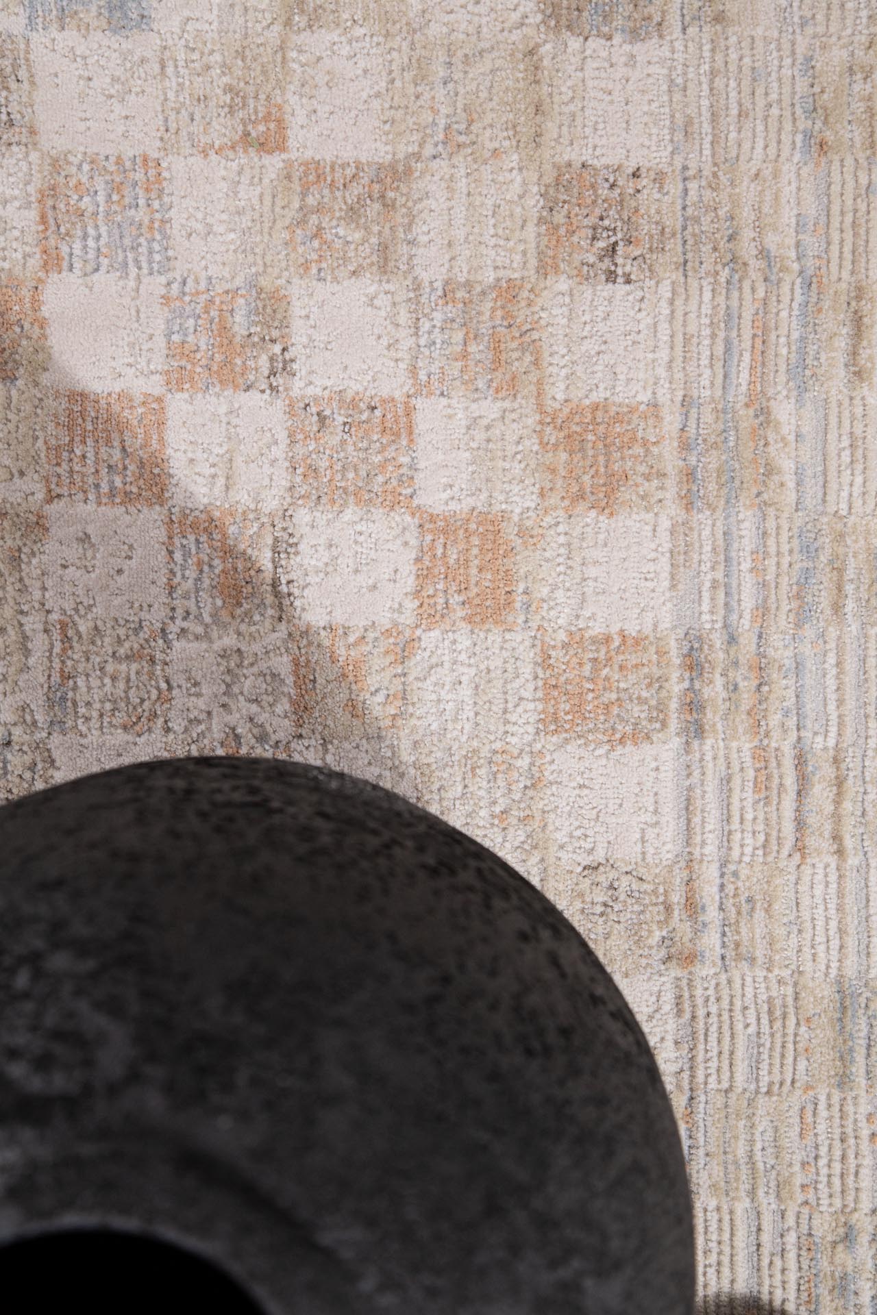 Μοντέρνο Χαλί Mona 421 Beige Blue - Royal Carpet