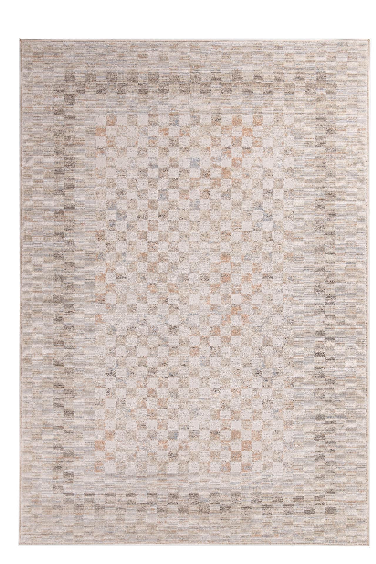 Μοντέρνο Χαλί Mona 421 Beige Blue - Royal Carpet