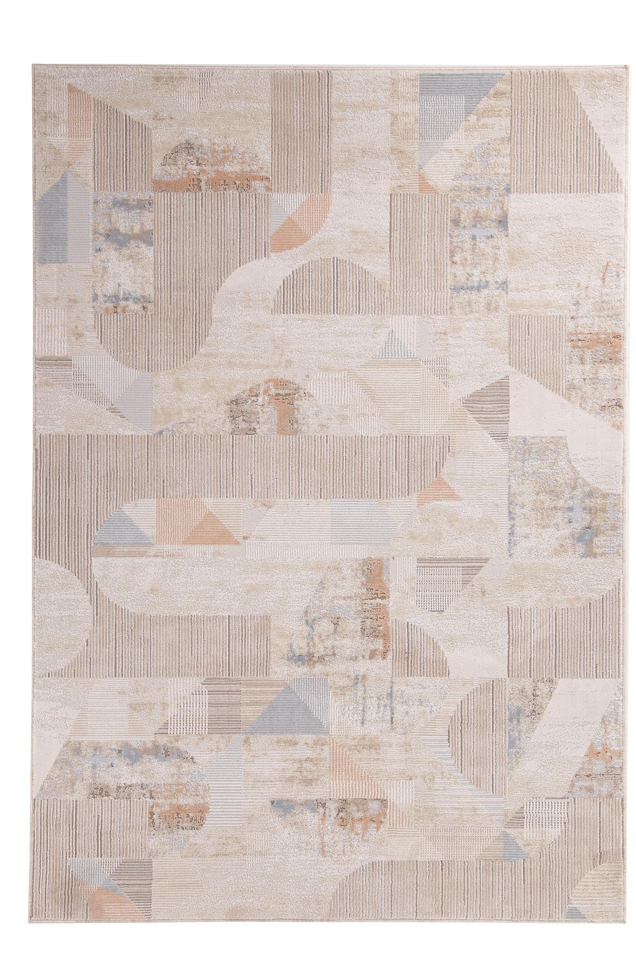Μοντέρνο Χαλί Mona 422 Beige Blue - Royal Carpet