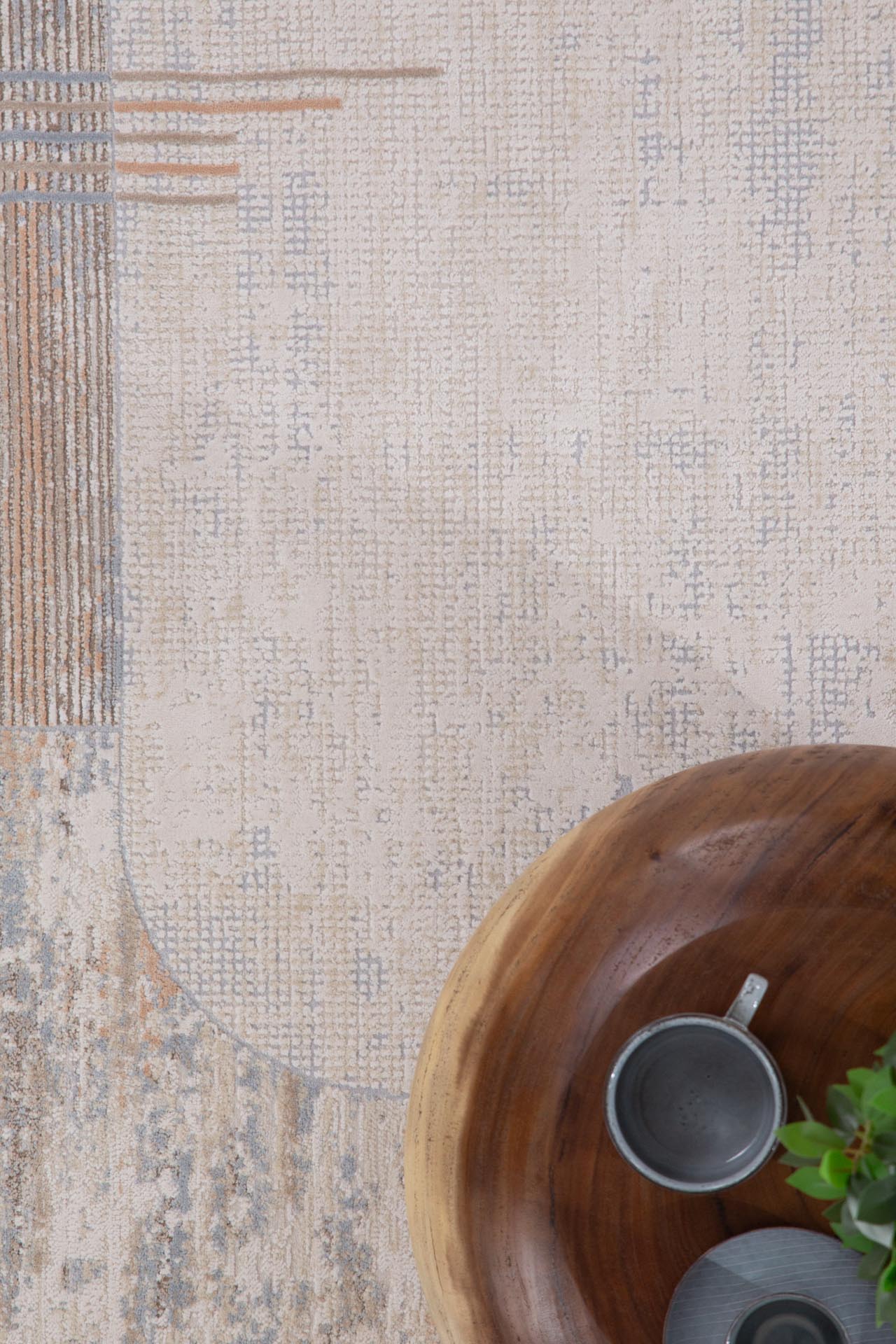 Μοντέρνο Χαλί Mona 447 Beige Brown - Royal Carpet