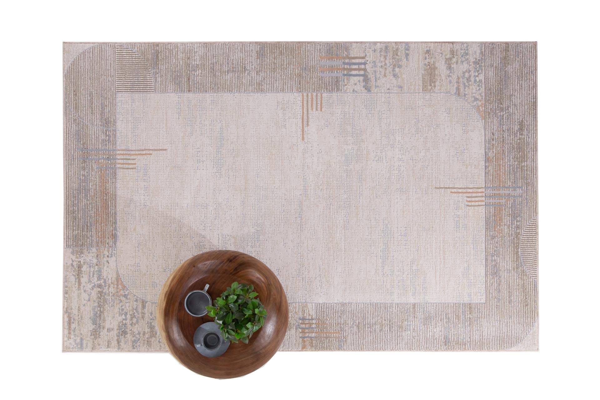 Μοντέρνο Χαλί Mona 447 Beige Brown - Royal Carpet