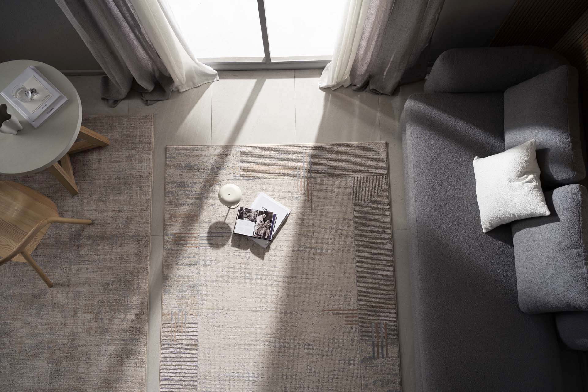 Μοντέρνο Χαλί Mona 447 Beige Brown - Royal Carpet